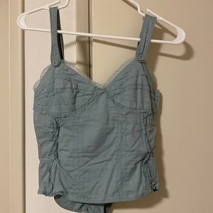 H&M mint green tank top